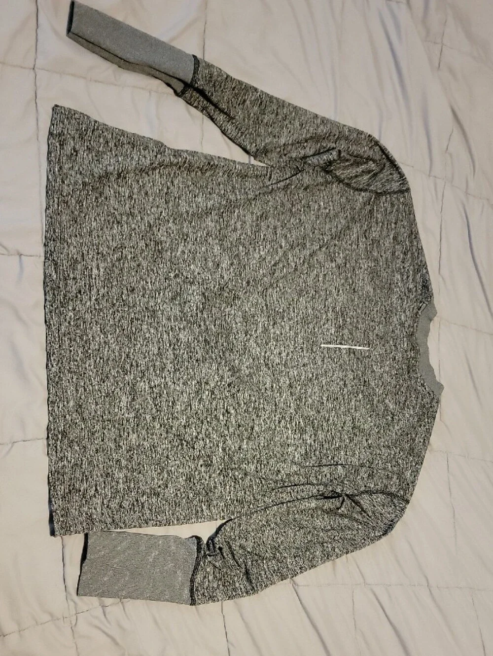 Nike Running Grey Heather Long-Sleeve Performance Crew